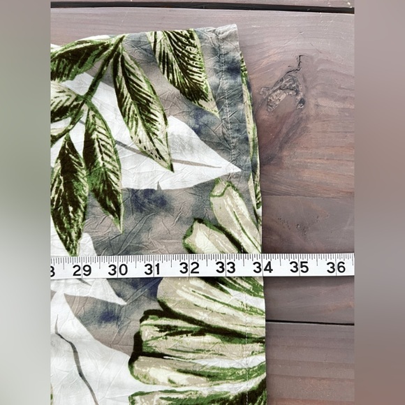 Jams World Harper Hawaiian Tropical Palm Dress West Coast Olive size XS - Picture 14 of 14